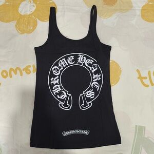 Chrome Hearts Black Fitted Tank Top